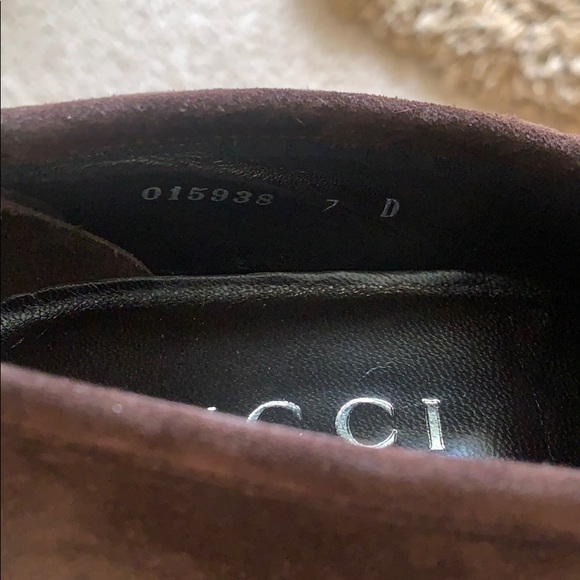 gucci horsebit loafers brown suede - Picture 6 of 6